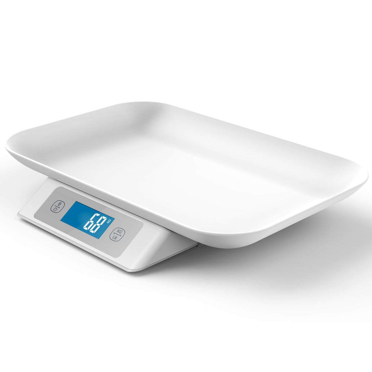 Digital Pet Scale 33 lbs Removable Tray Grey M83015