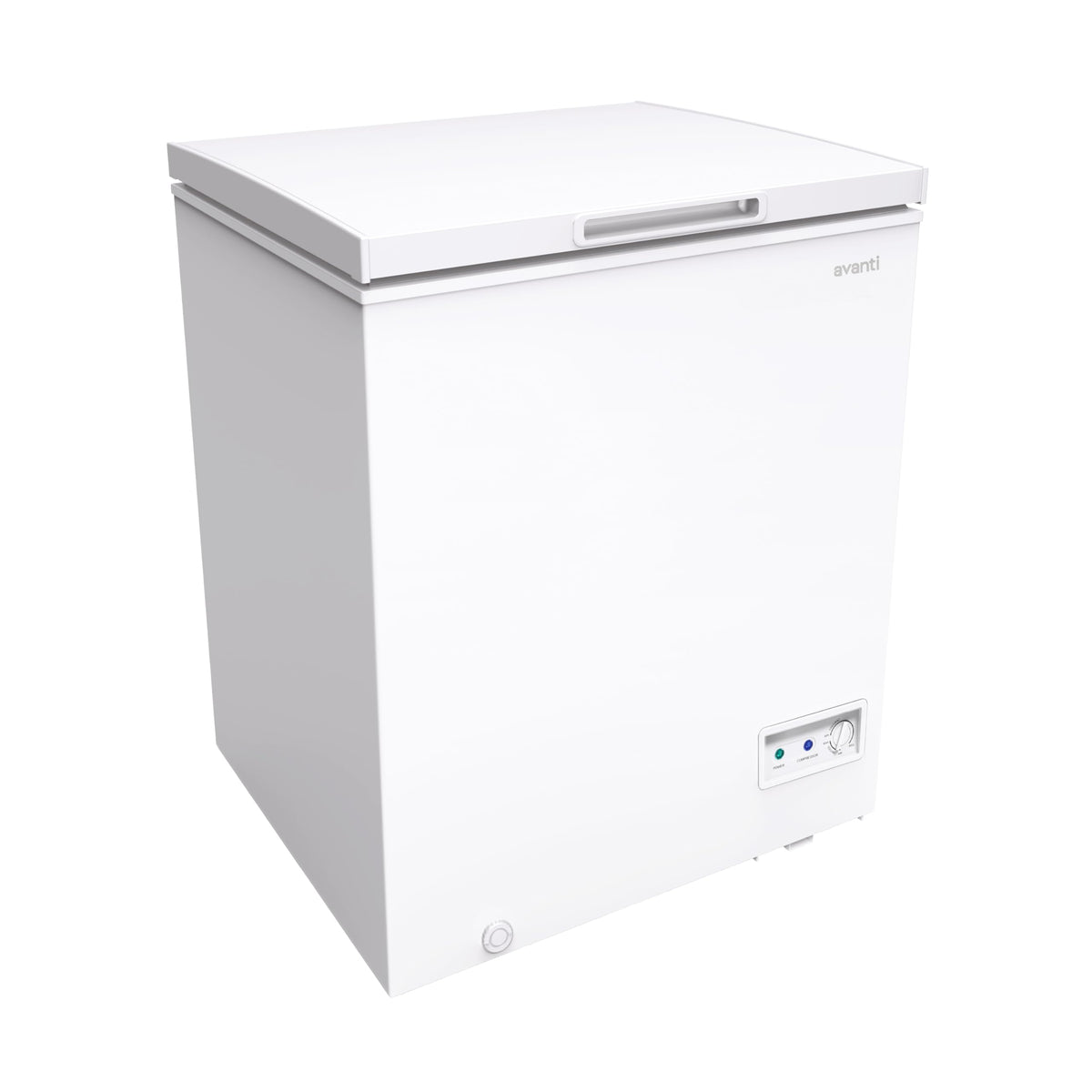 White 5.0 Cu. Ft. Chest Freezer with Storage Basket V93882