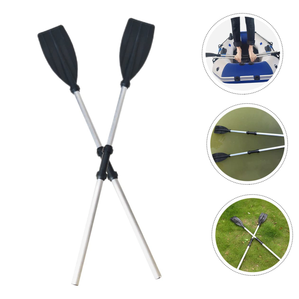 Telescopic Aluminum Alloy Kayak Paddles H1956