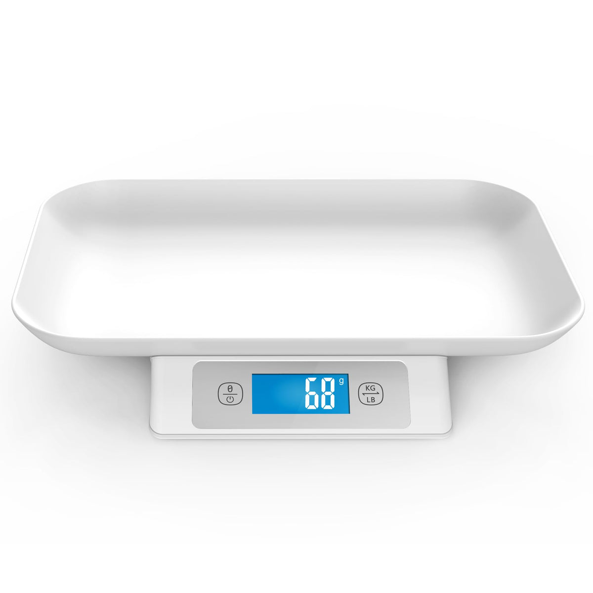 Digital Pet Scale 33 lbs Removable Tray Grey M83015