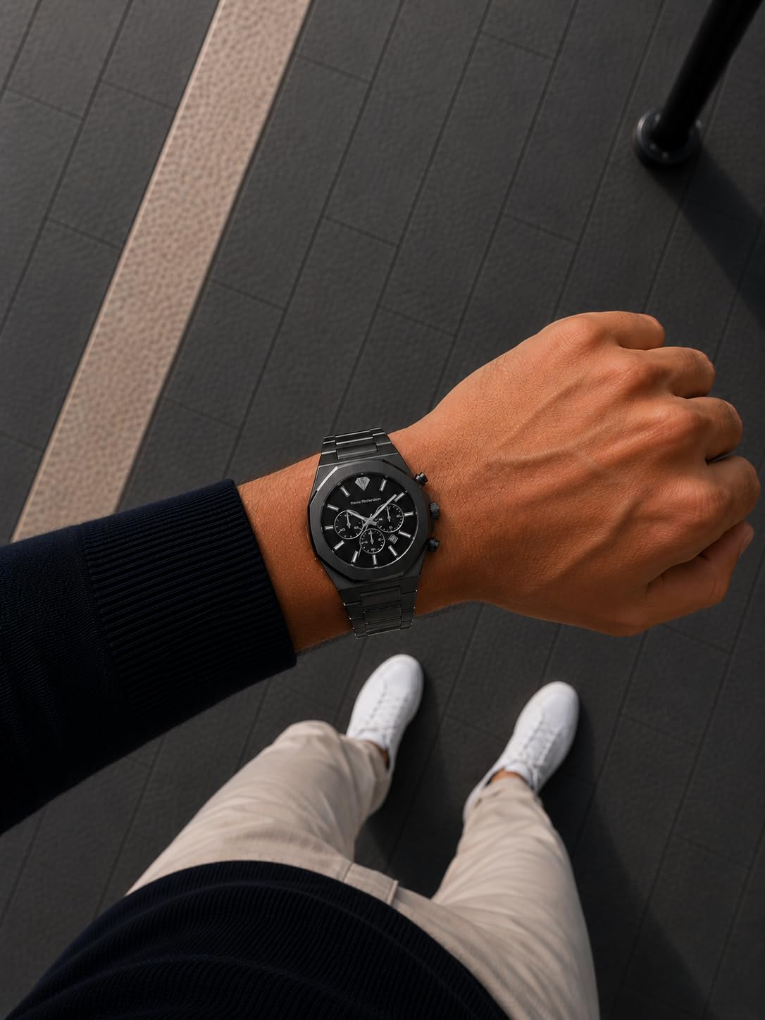 Black Gold Stainless Steel Quartz Watch K360