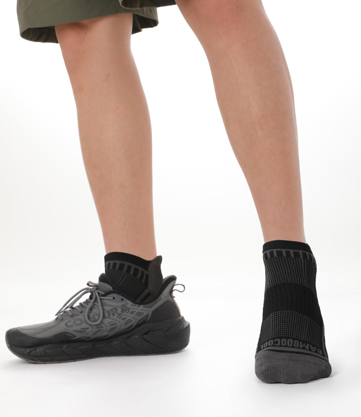 Moisture Wicking Cushioned Athletic Ankle Socks 8 Pack A350