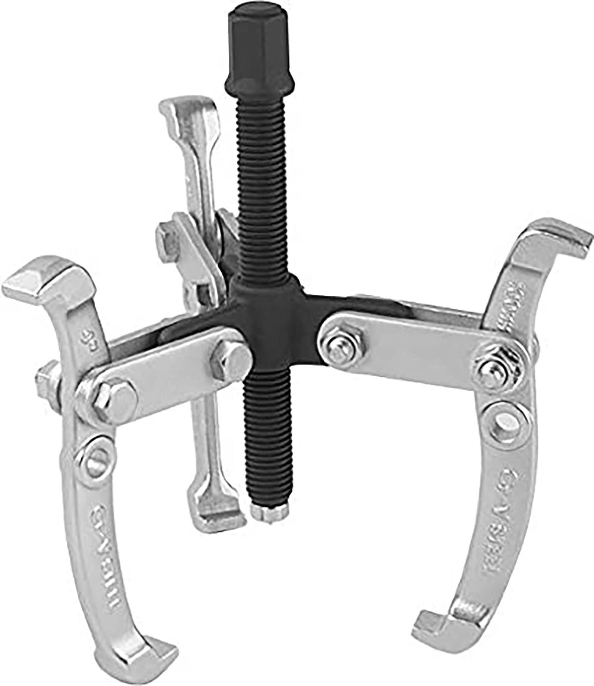 3-Jaw Gear Puller, 3 Inch Max Reach, 3-Ton Safe Working Load F293096