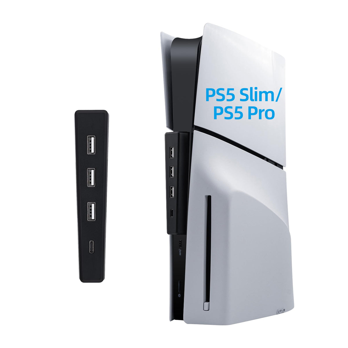 Black 4 Ports USB 2.0 Hub Q948