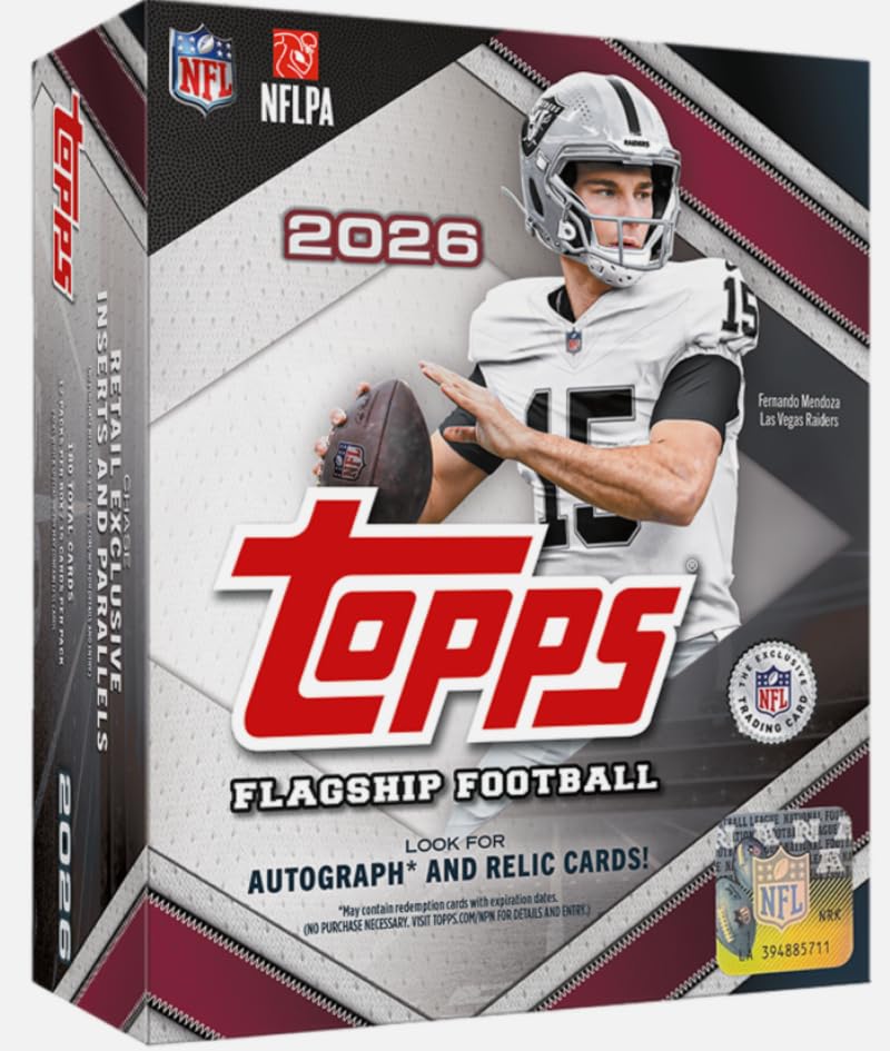 2026 NFL Football Mega Box 12 Packs Z4834