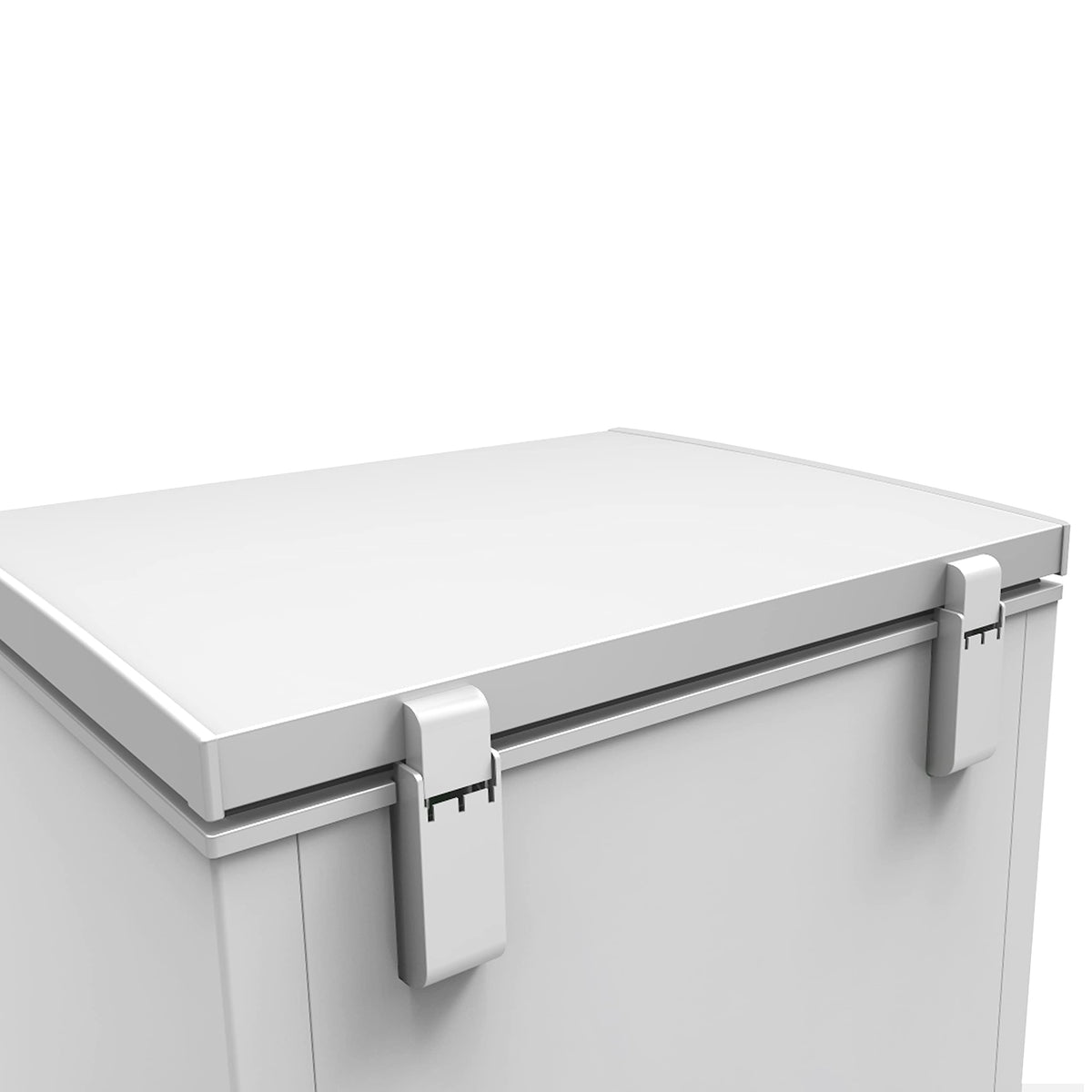 White 5.0 Cu. Ft. Chest Freezer with Storage Basket V93882