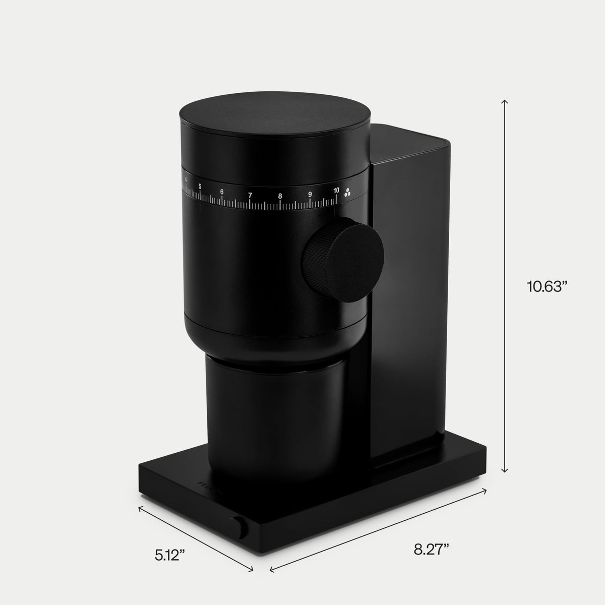 Electric Conical Burr Coffee Grinder, 48 mm Burrs, Black F11830