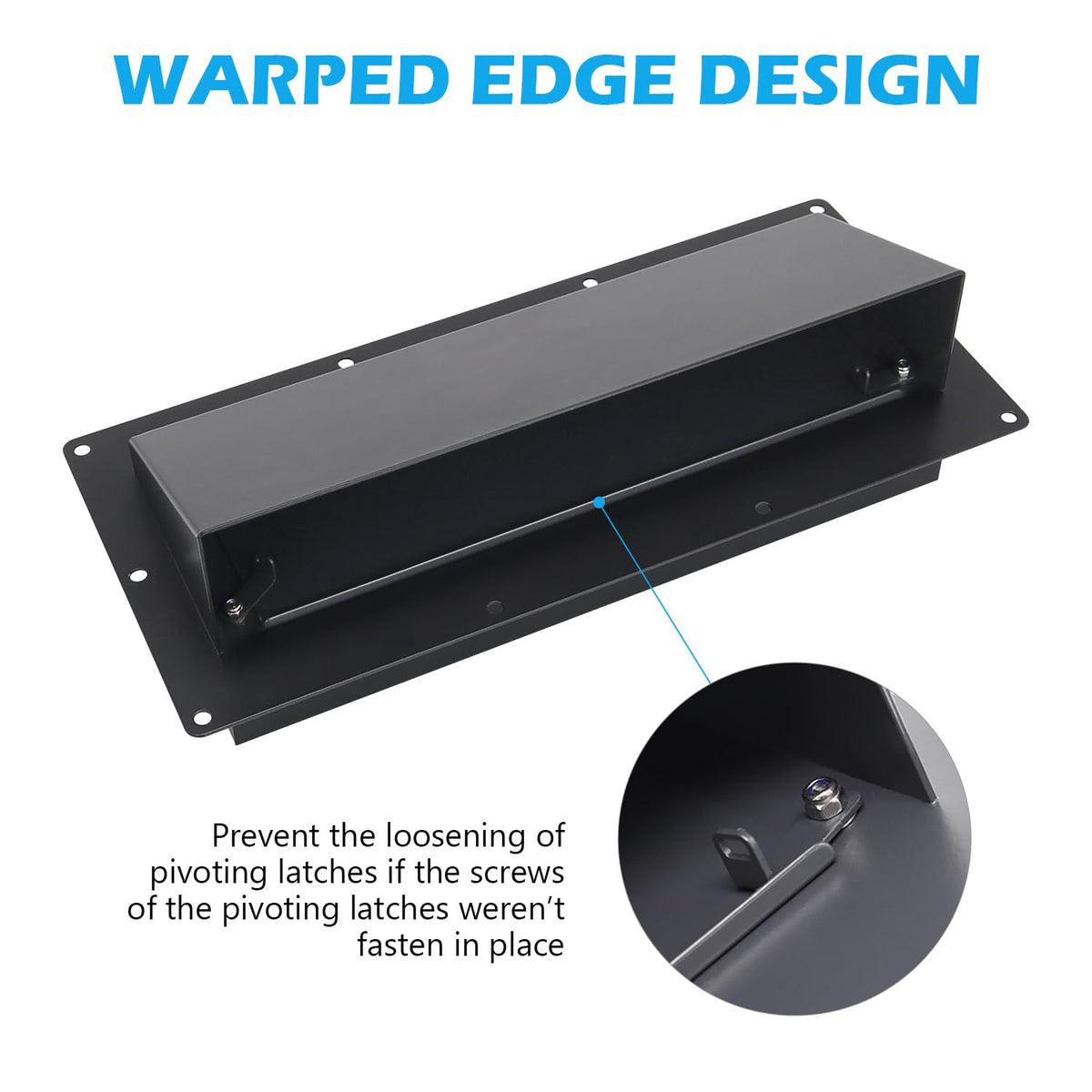 Metal RV Range Hood Vent Cover Replacement (10-1/4") J25128