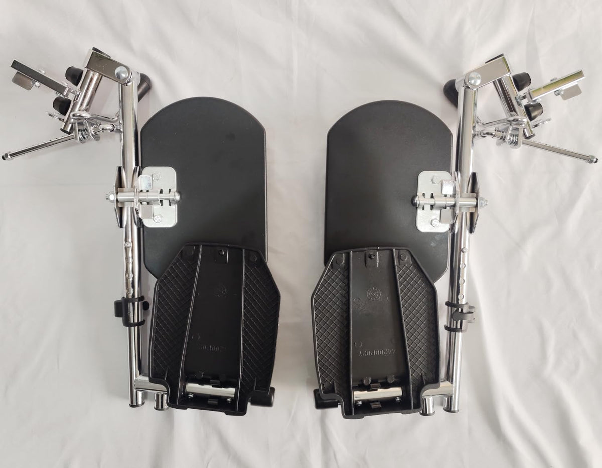 Heavy Duty Wheelchair with Elevating Legs and Aluminum Footplates A958556