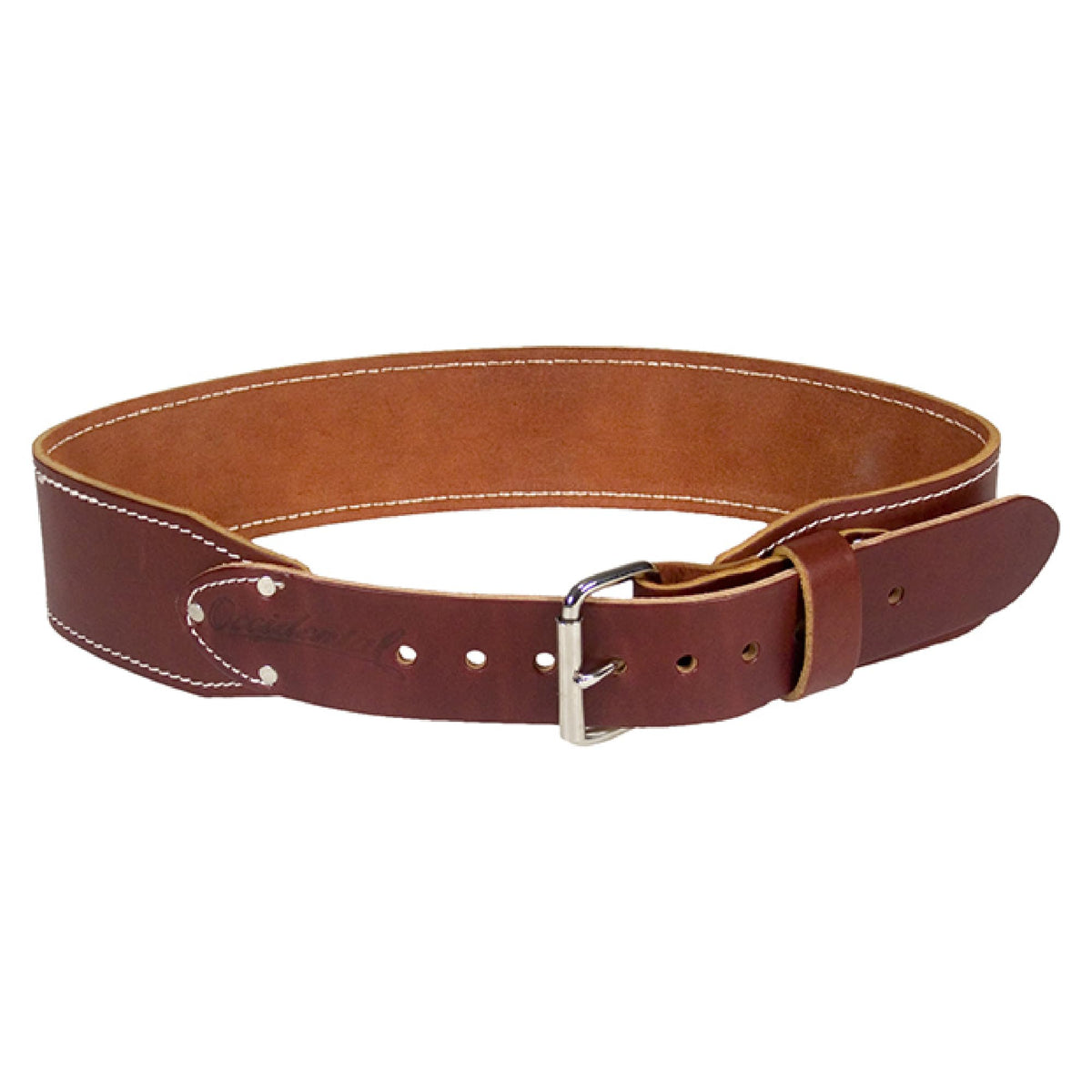 3" Medium OxyRed Leather Work Belt P5928