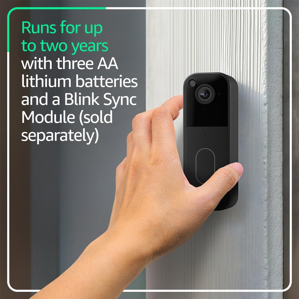 Black Video Doorbell L49309
