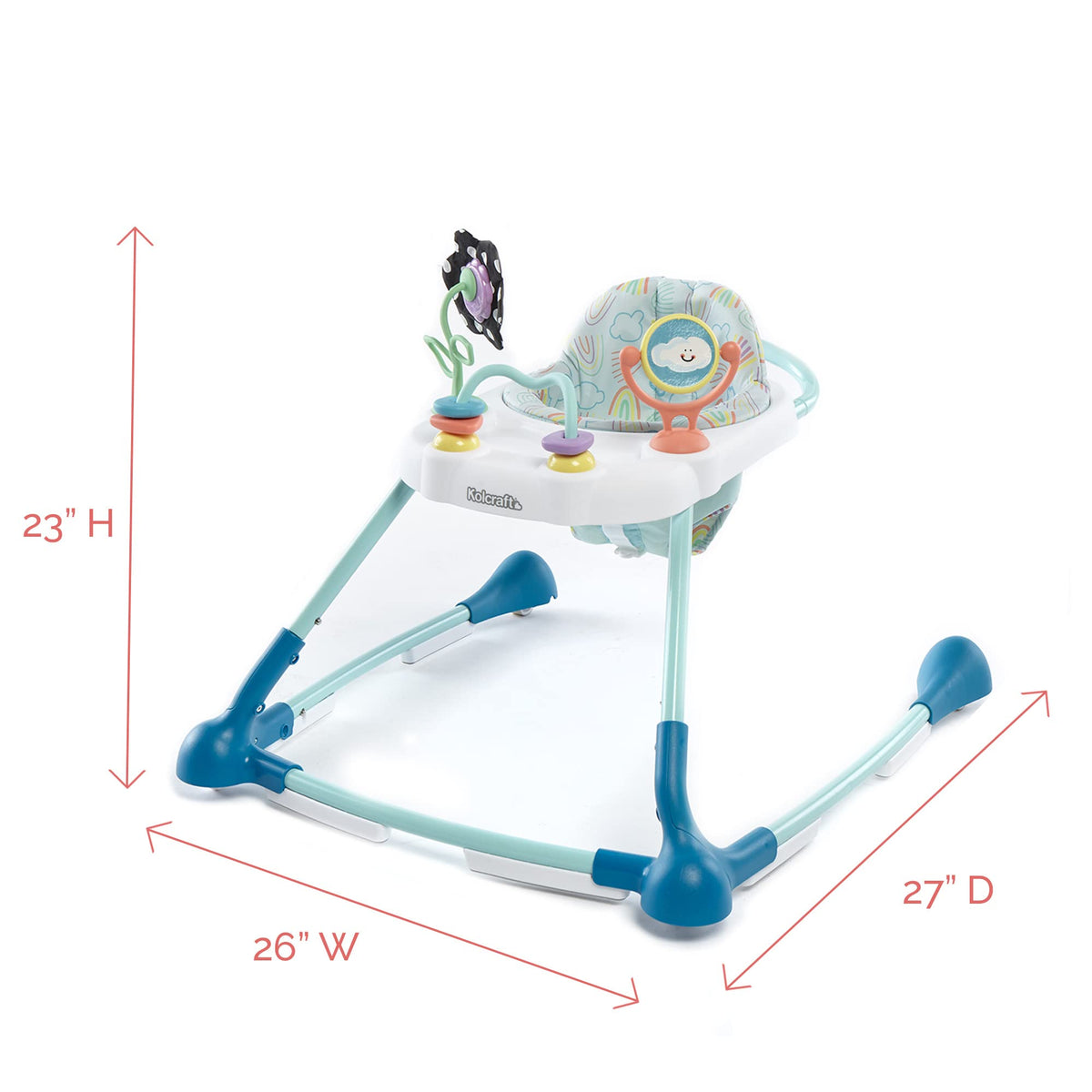 2-Stage Baby Push Walker with Wheels U414