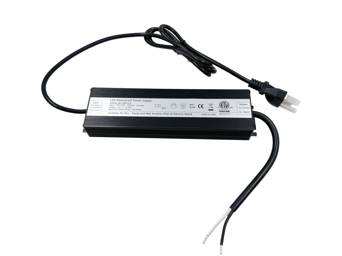 200W 12V DC Waterproof IP67 LED Driver Transformer Y304029