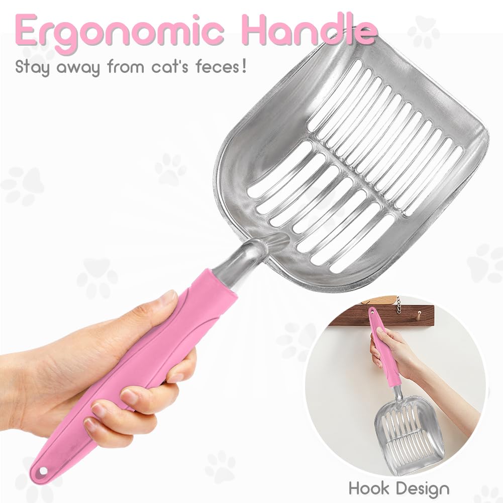 Metal Cat Litter Scoop with Deep Mesh L301