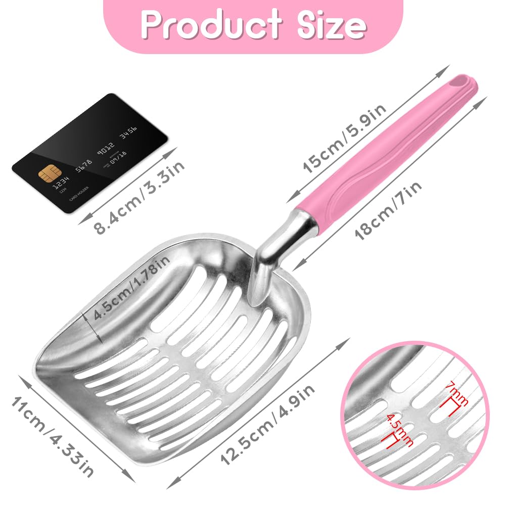 Metal Cat Litter Scoop with Deep Mesh L301