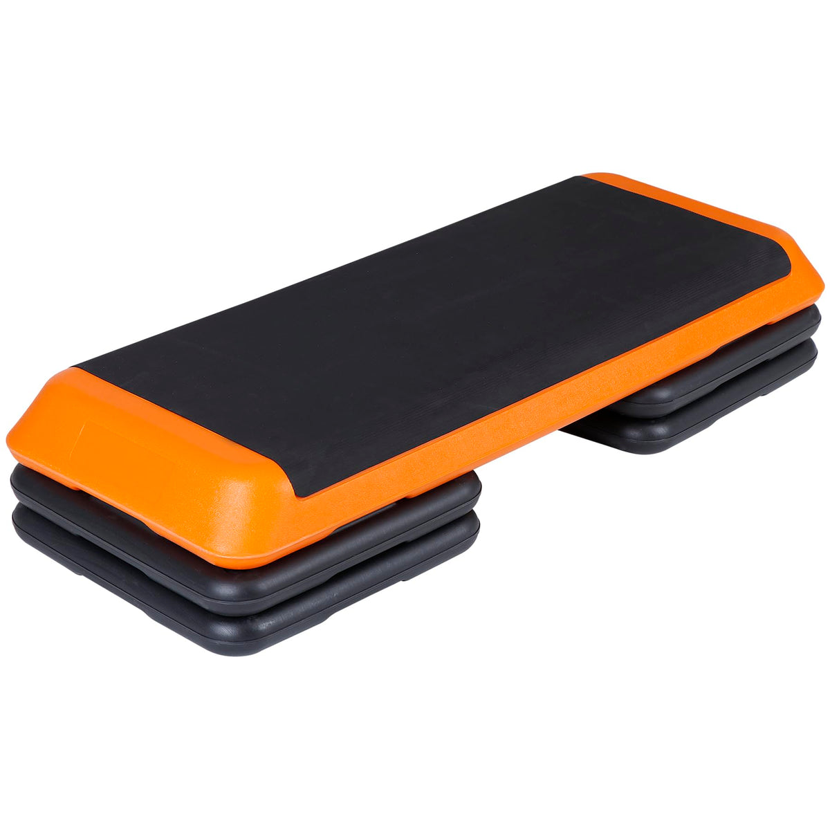 43'' Adjustable Aerobic Step Platform with 4 Stackable Risers S3480