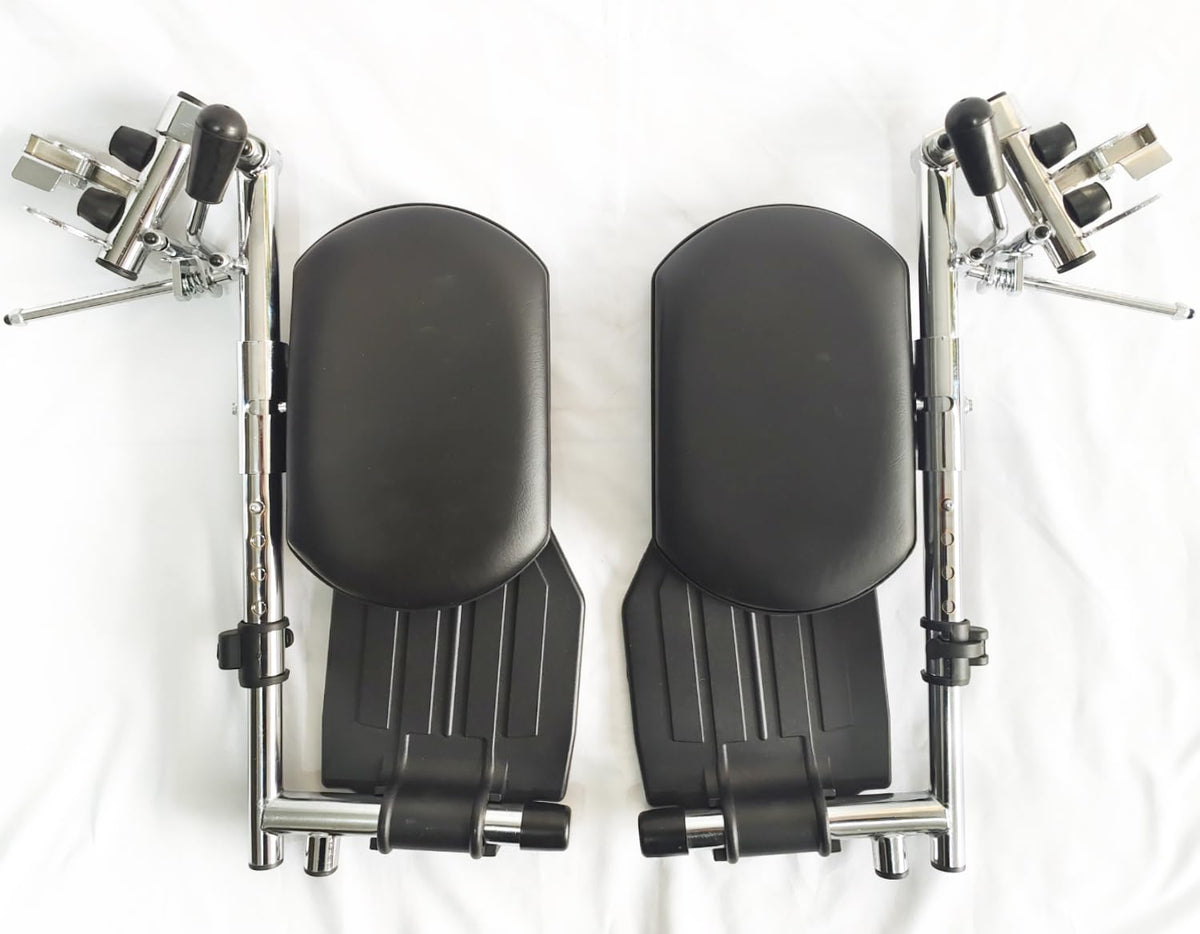 Heavy Duty Wheelchair with Elevating Legs and Aluminum Footplates A958556