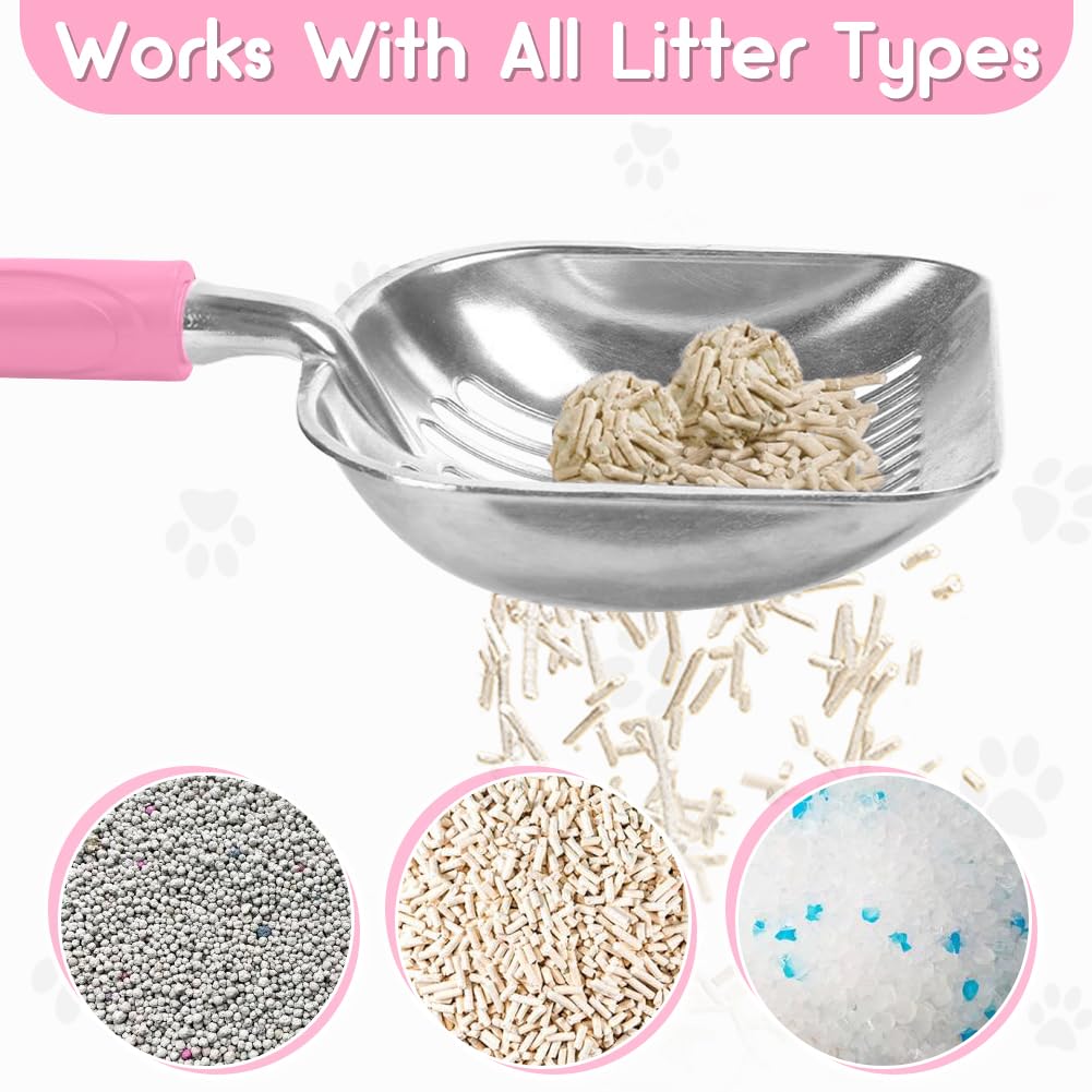 Metal Cat Litter Scoop with Deep Mesh L301