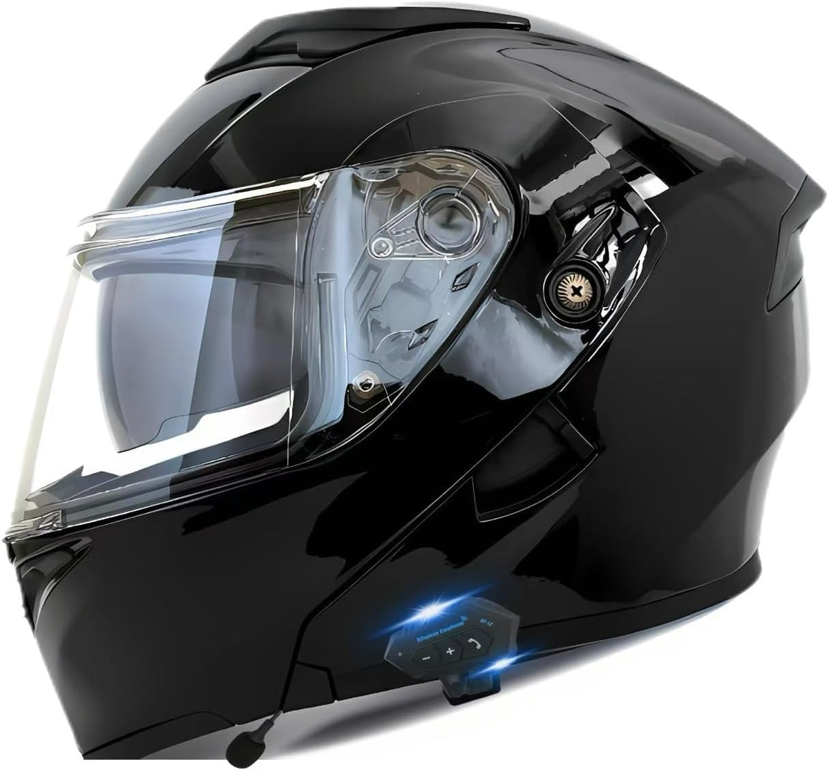 Bluetooth Modular Motorcycle Helmet DOT Approved Dual Visor D8164