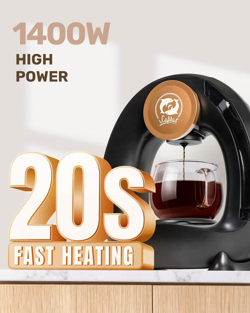2-in-1 Mini Single Serve Coffee Maker B925850
