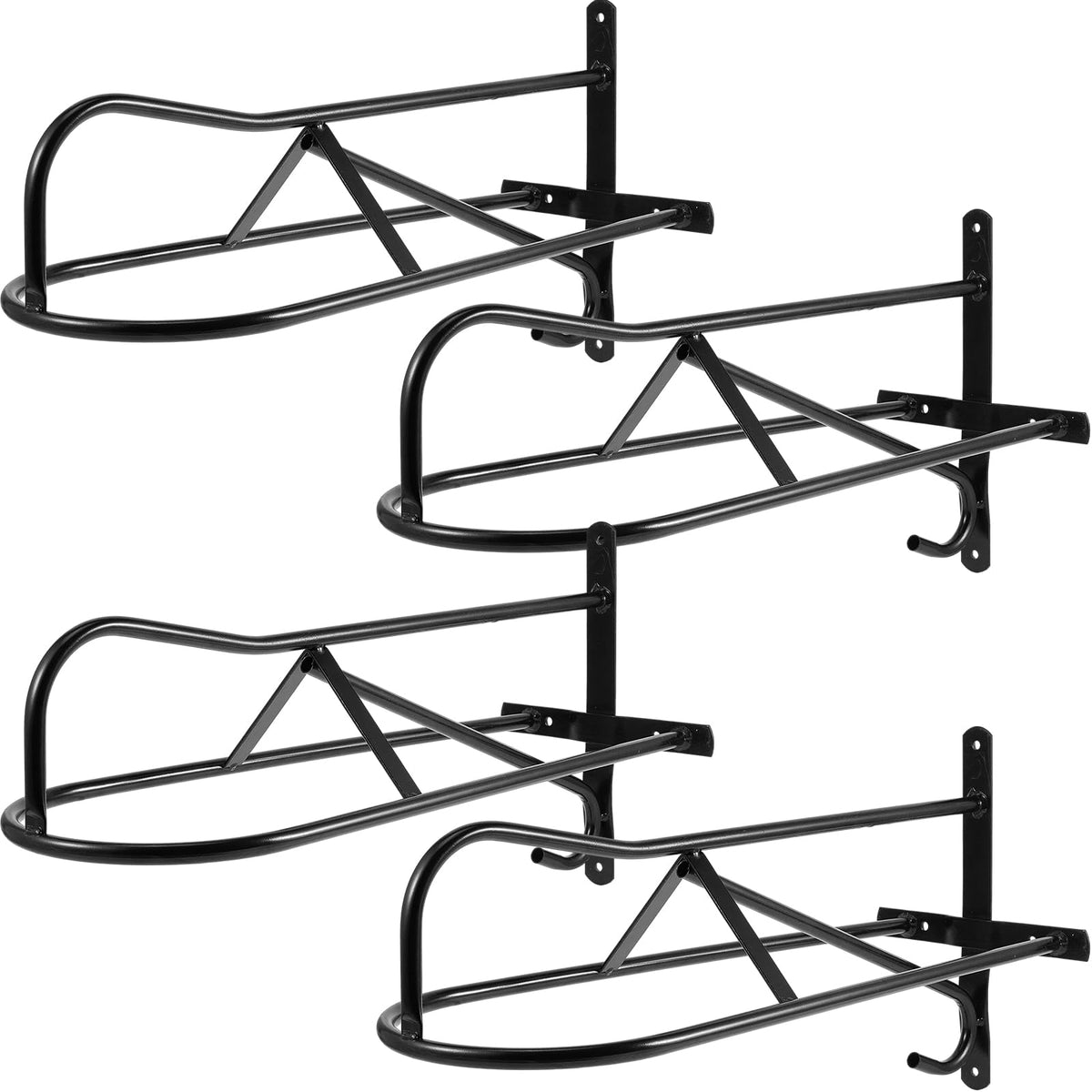 4 Sets Wall Mounted Saddle Rack R3885