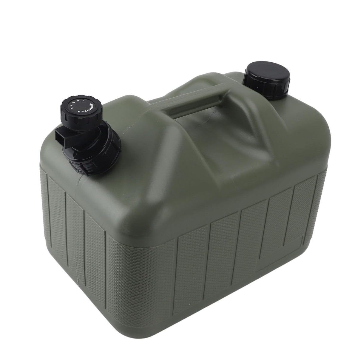 Portable 10L Green Water Storage Jug with Faucet O46873