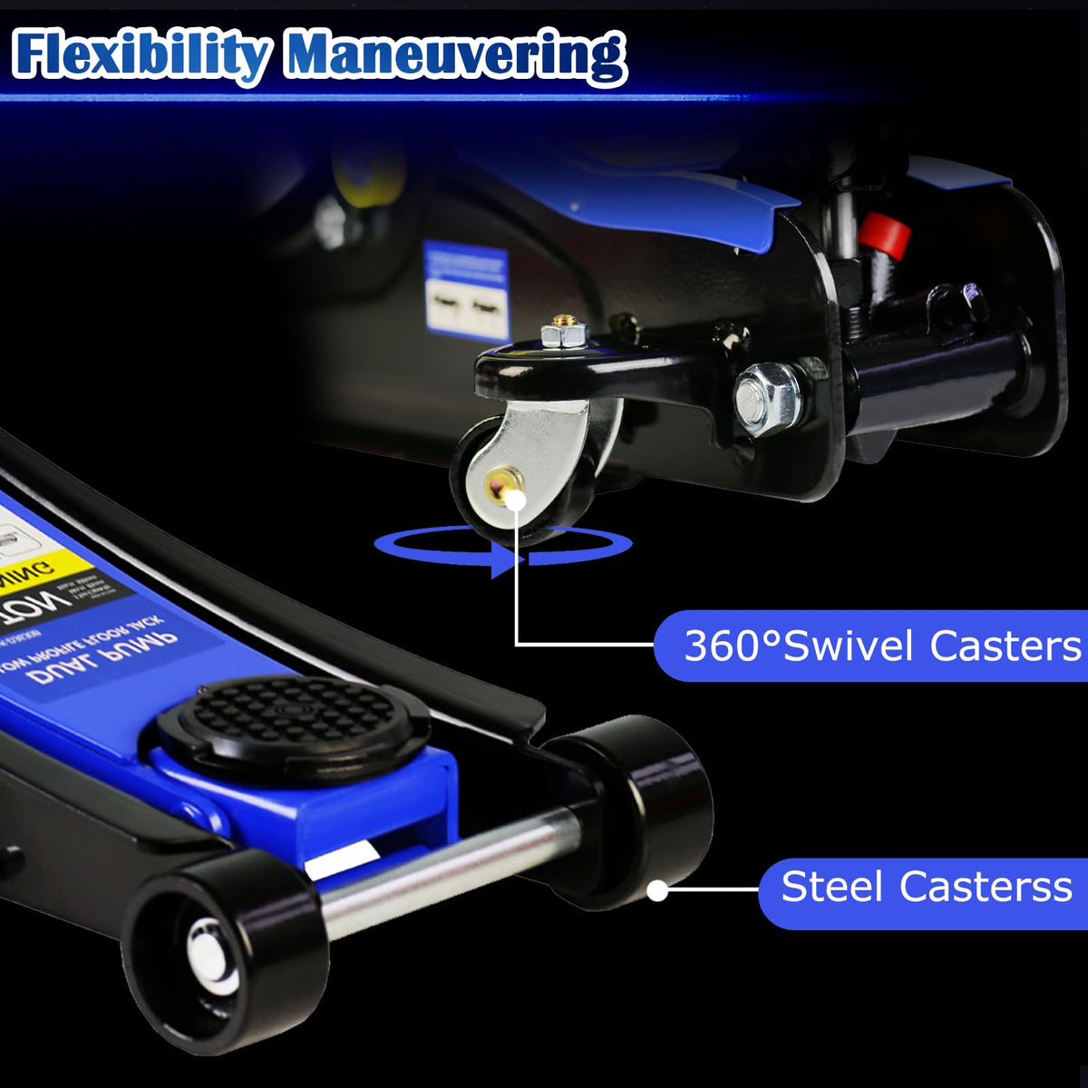 2 Ton Low Profile Hydraulic Steel Floor Jack H773357