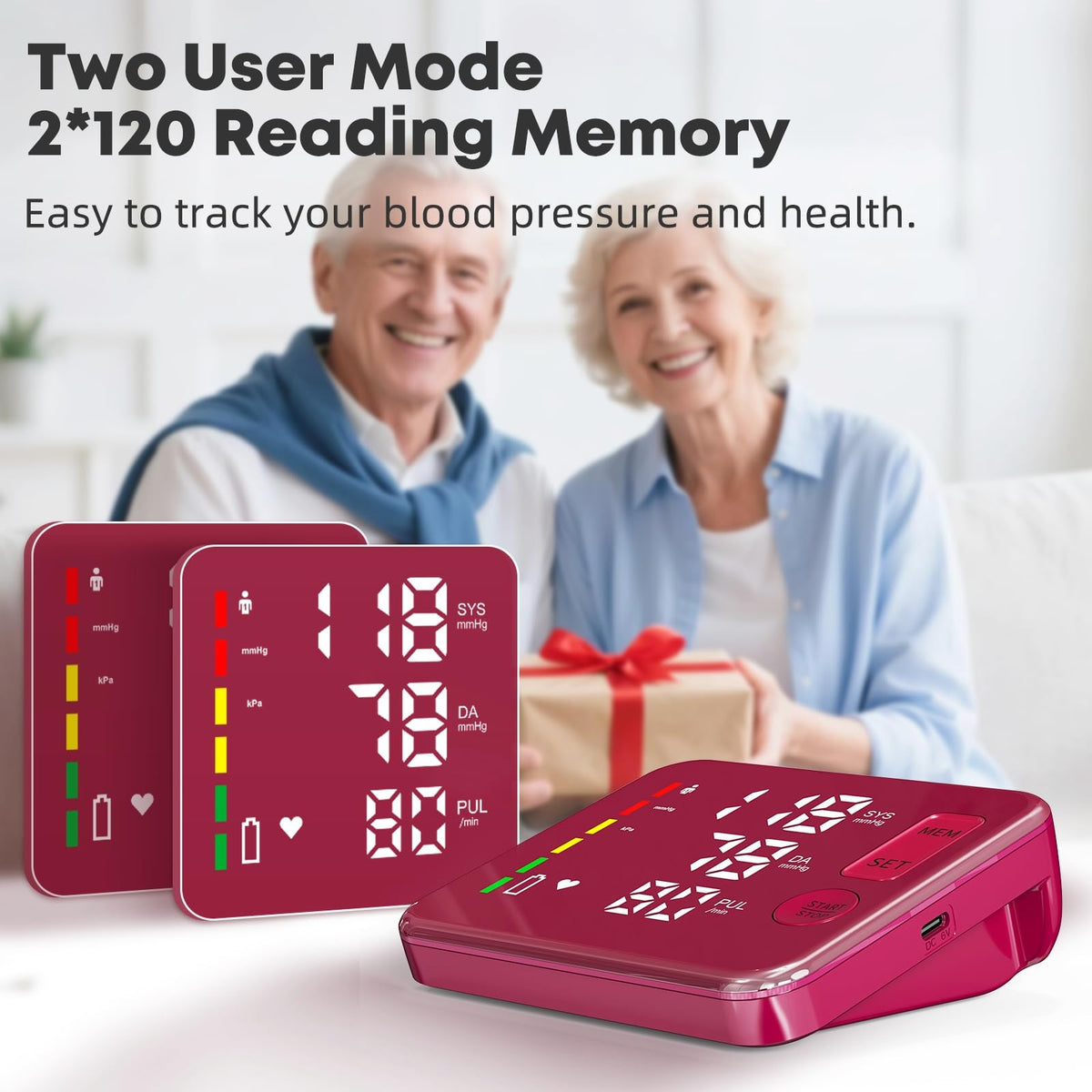 Blood Pressure Monitor Rechargeable Upper Arm P230774