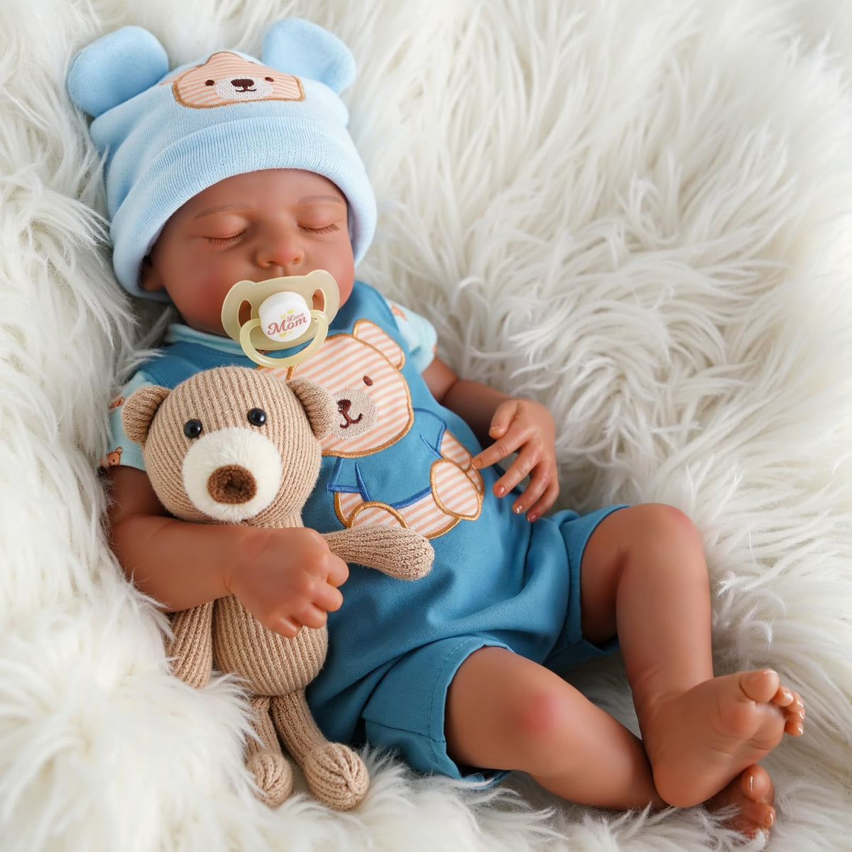 20 Inch Black Reborn Baby Dolls B10907