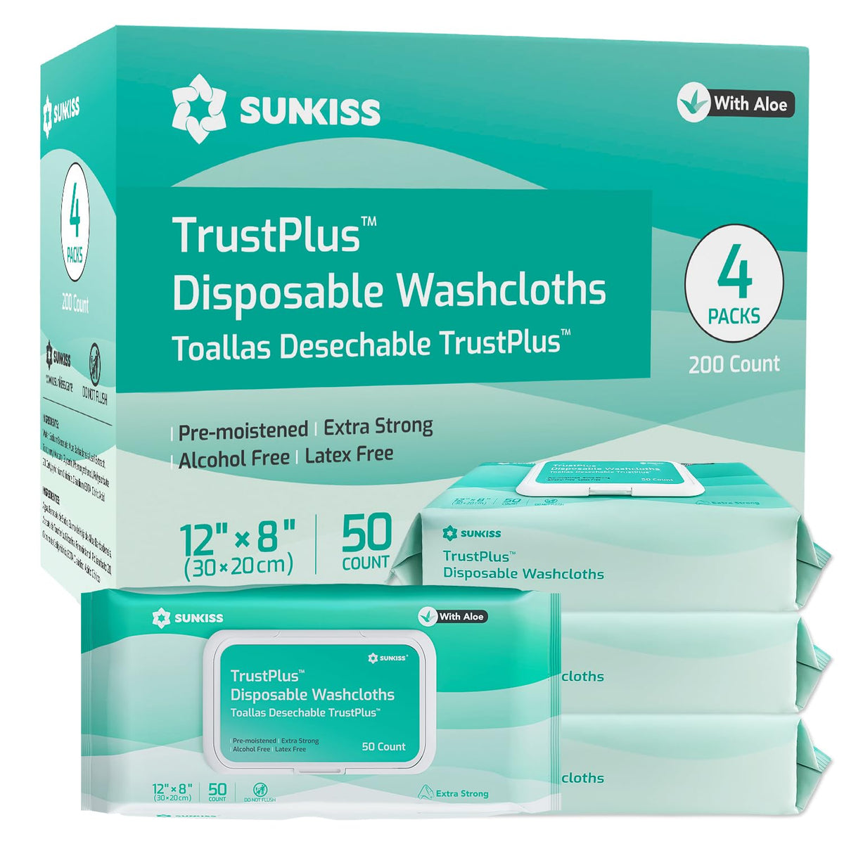 Incontinence Disposable Underwear XLarge 16 Count & Wet Wipes 200 Count O6998