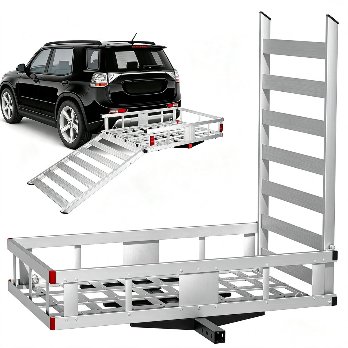 Wheelchair Scooter Carrier with Ramp, 500 lbs Capacity Z8983