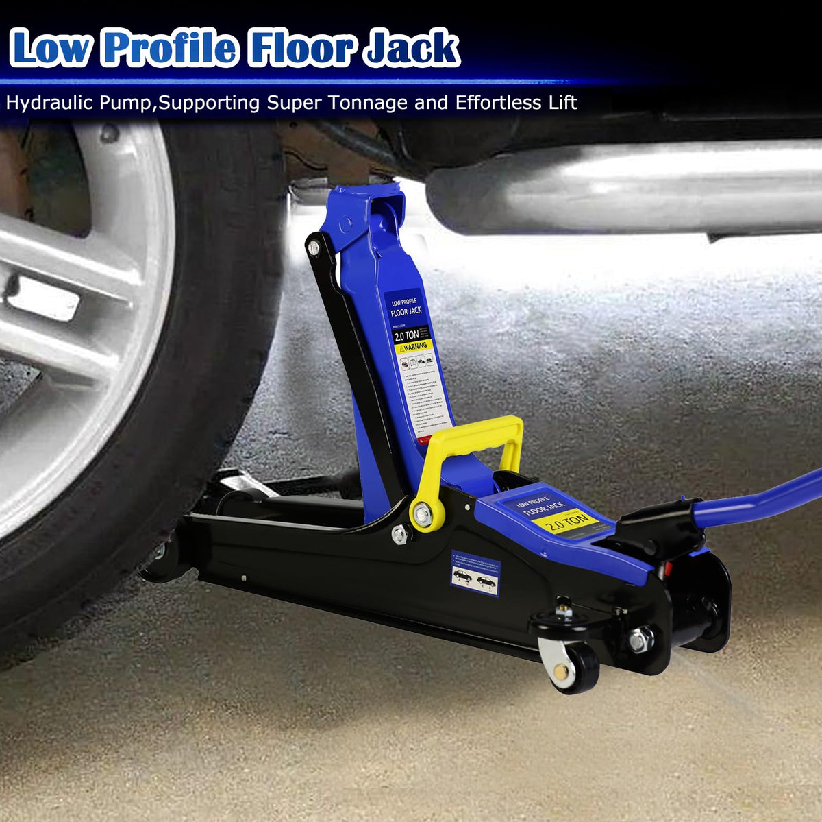 2 Ton Low Profile Hydraulic Steel Floor Jack H773357