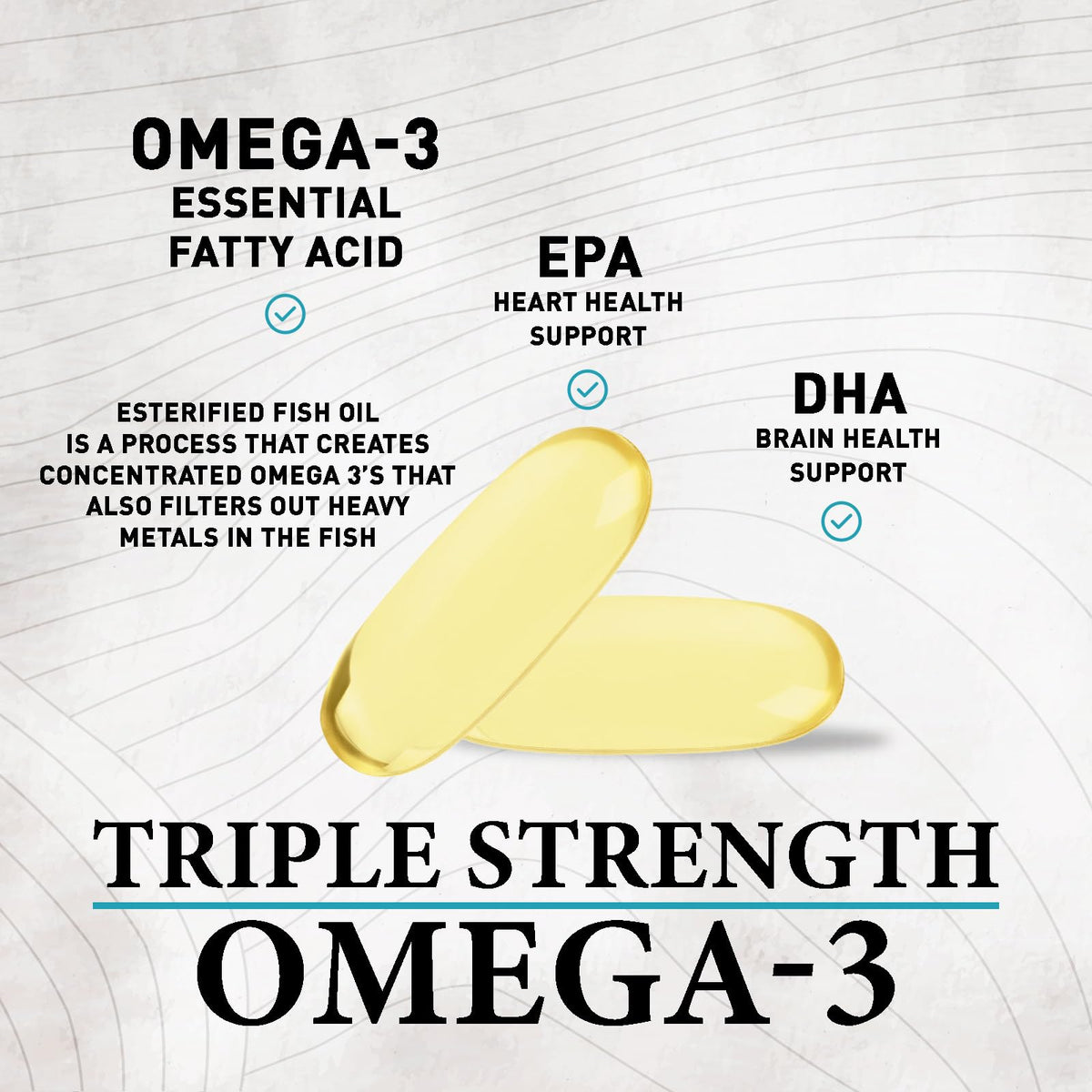 2400mg Omega 3 Fish Oil Softgels U119