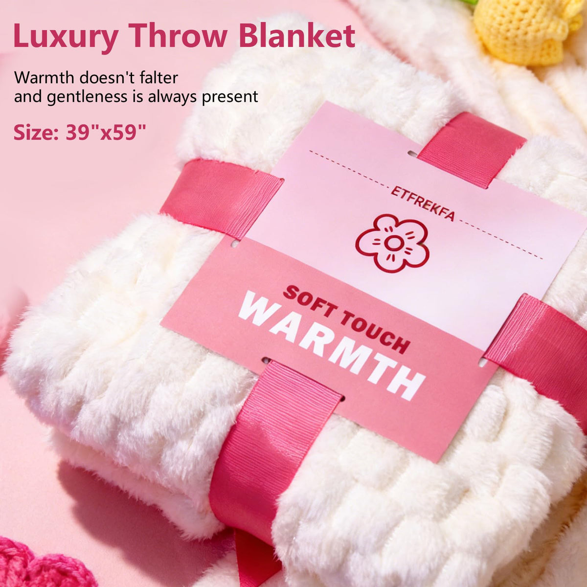 10 Pc Birthday Gift Basket Set with Blanket B19714