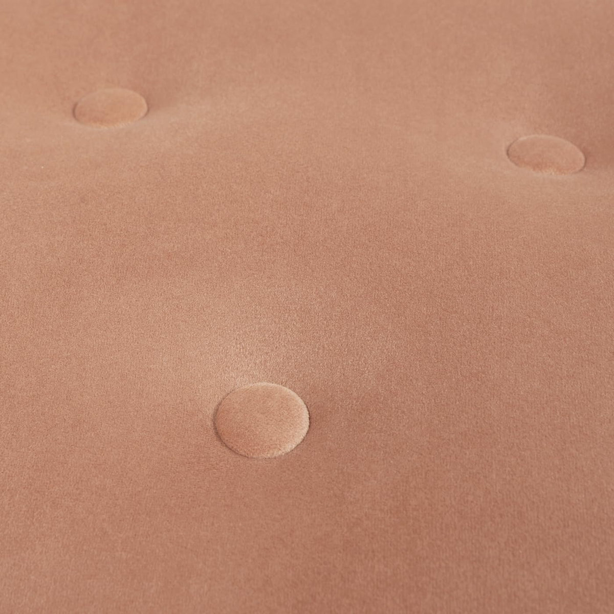 24" Orange Velvet Round Tufted Ottoman J989157