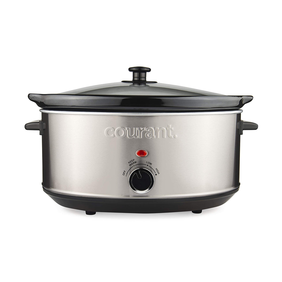 Oval Slow Cooker Crock, 7 Quart Dishwasher Safe Stainless Steel Pot V243