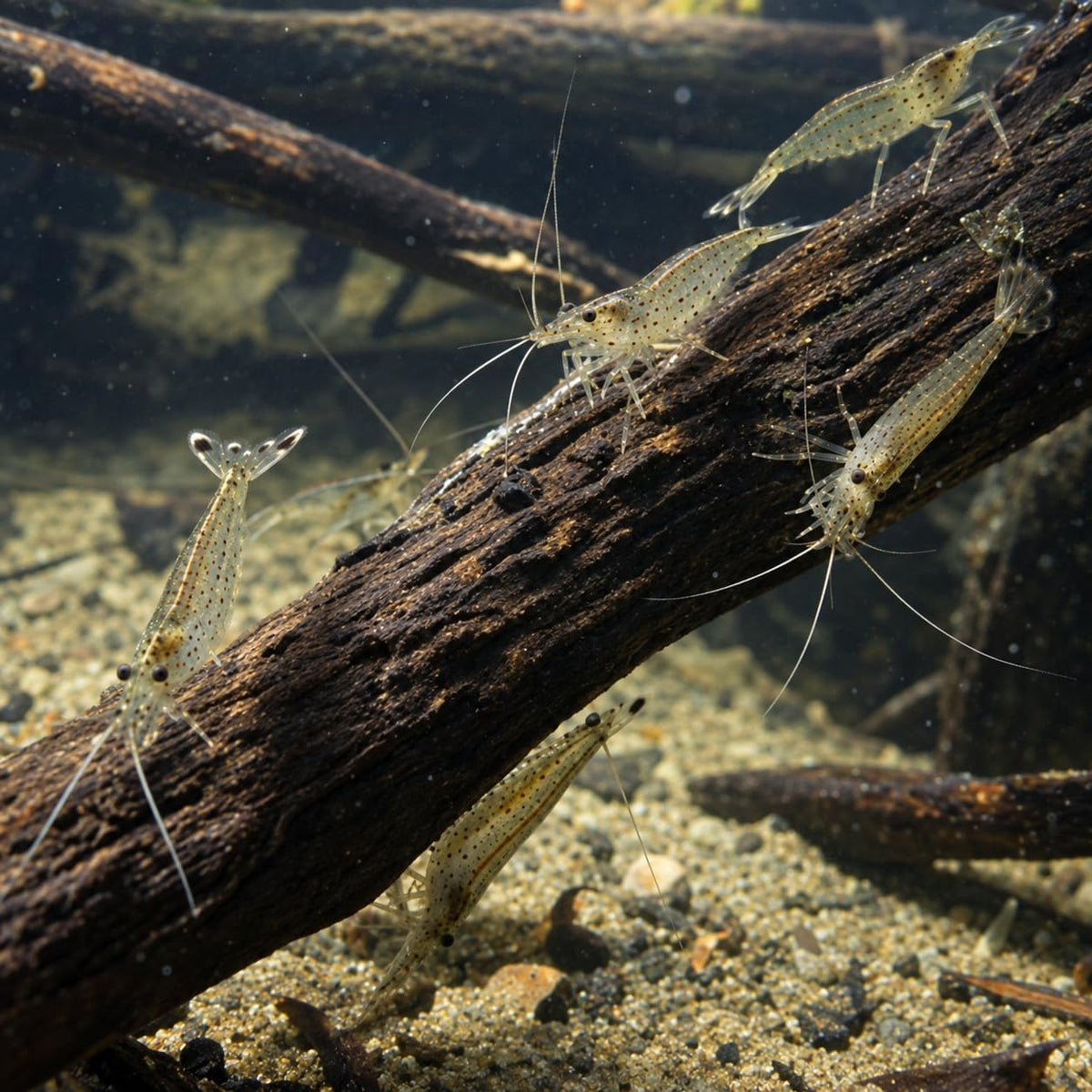 10 Freshwater Aquarium Shrimp Live P5072