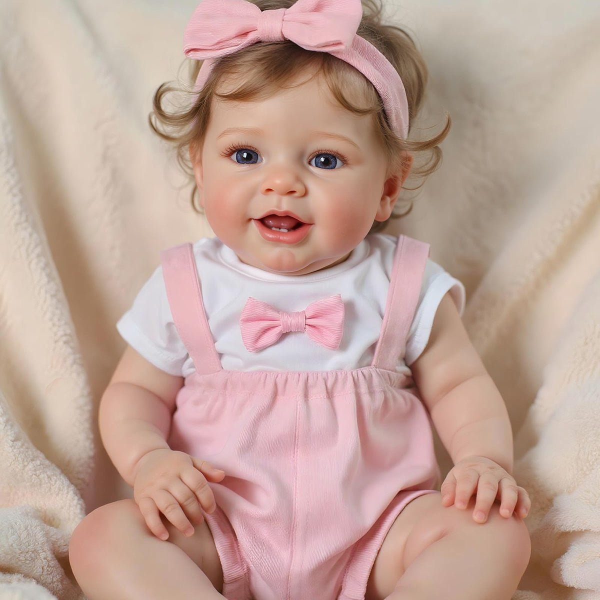 20 Inch Reborn Baby Dolls Girl with Rooted Hair O479546
