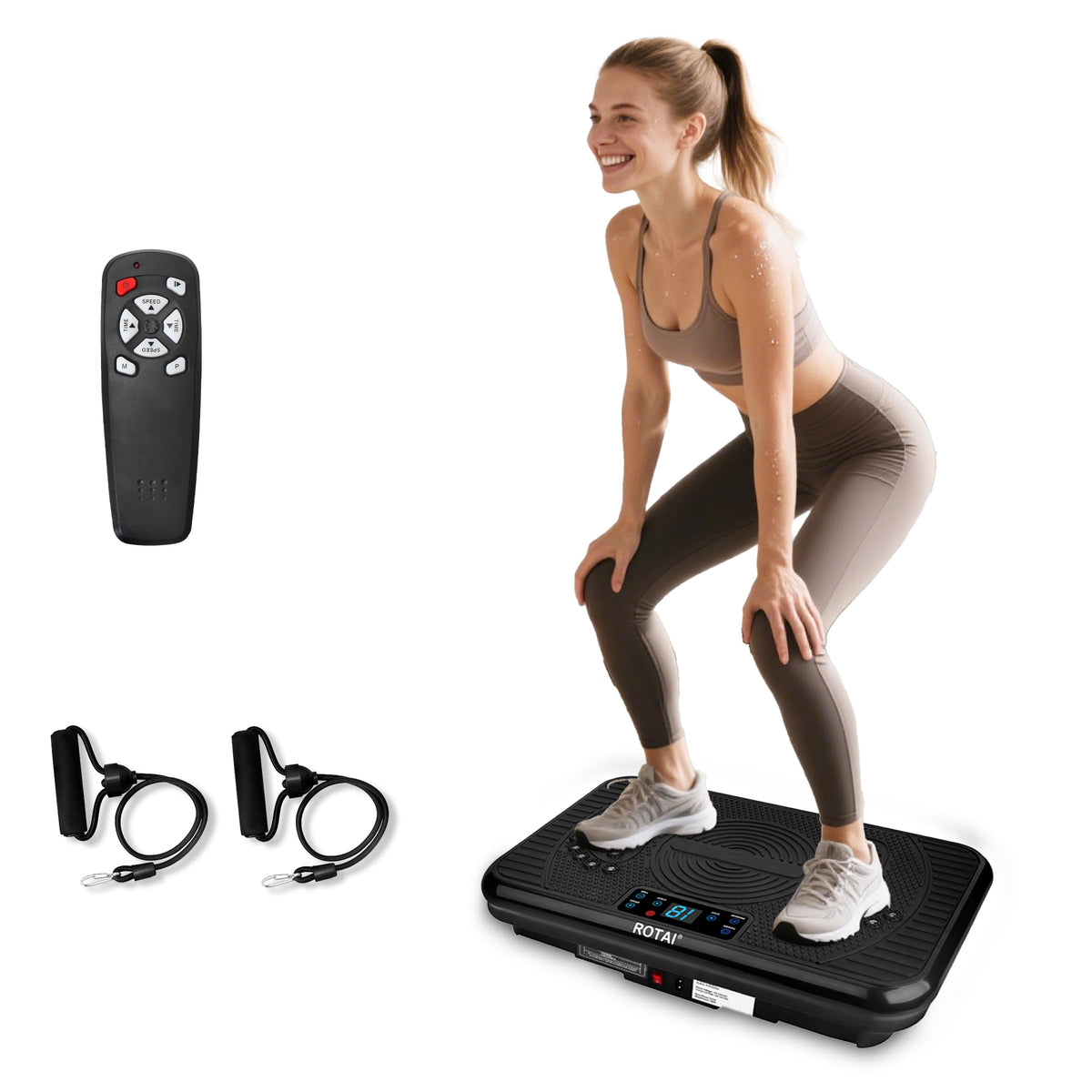 Vibration Plate Exercise Machine 400 lbs Capacity R7467