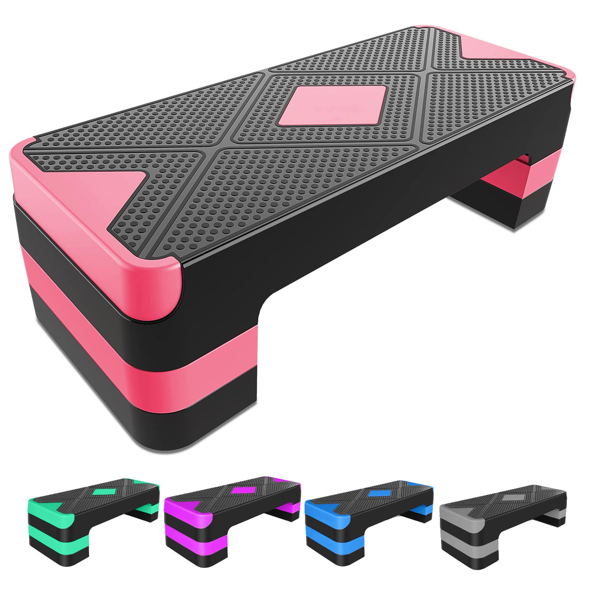 27" Adjustable Aerobic Exercise Step Platform E843073
