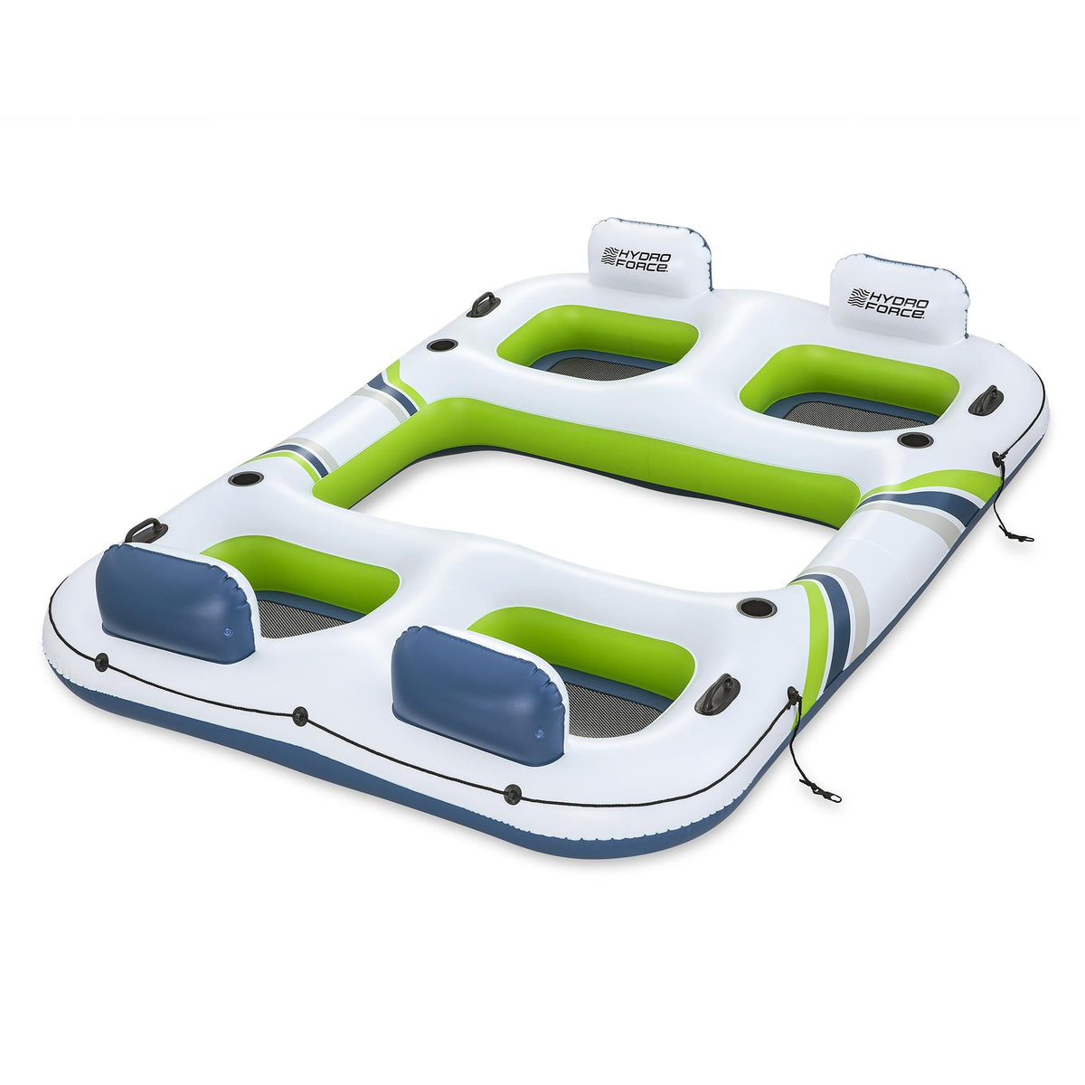 4 Person Inflatable Lounger with Cup Holders W99078