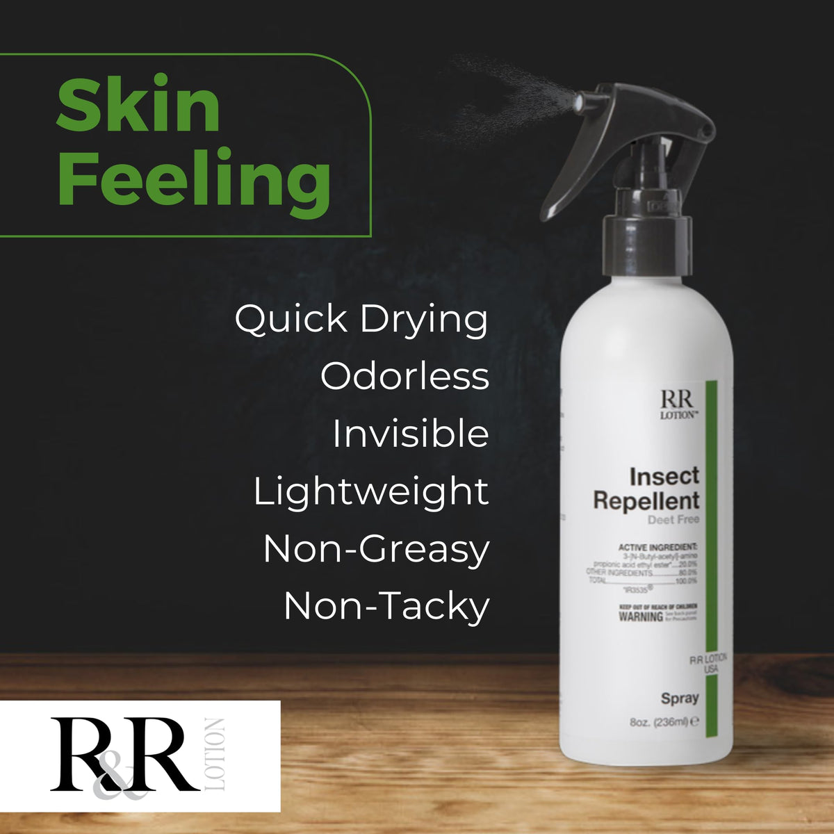 Insect Repellent Spray 8 Hour Protection 32oz Bottle O3152