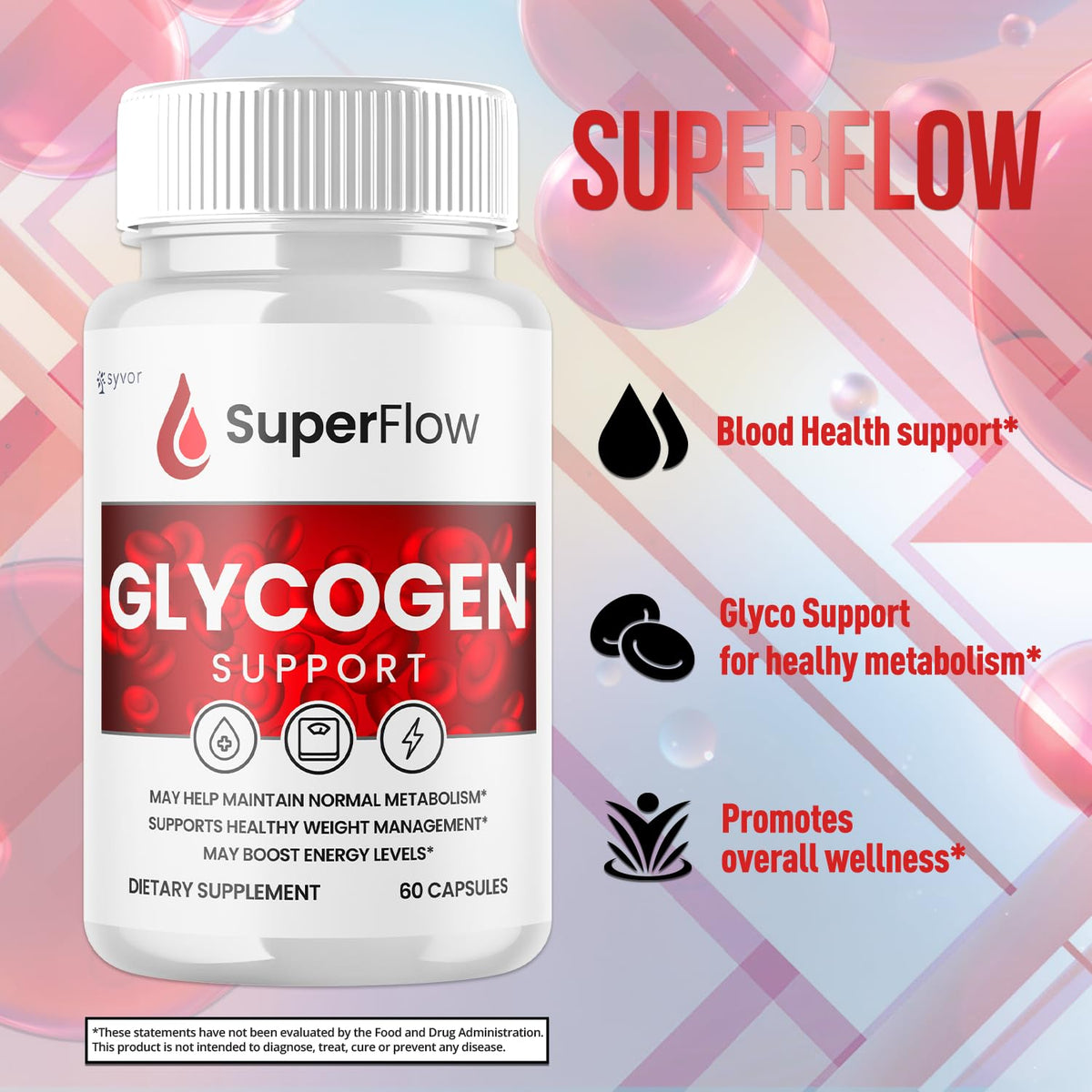 Glycogen Support Supplement Formula 180 Capsules W4555