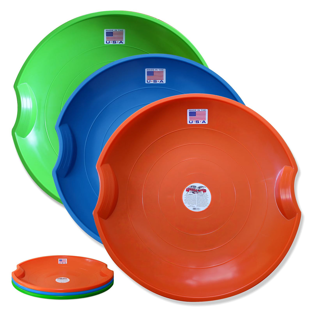 26” Plastic Snow Sleds with Hand Grips X828228