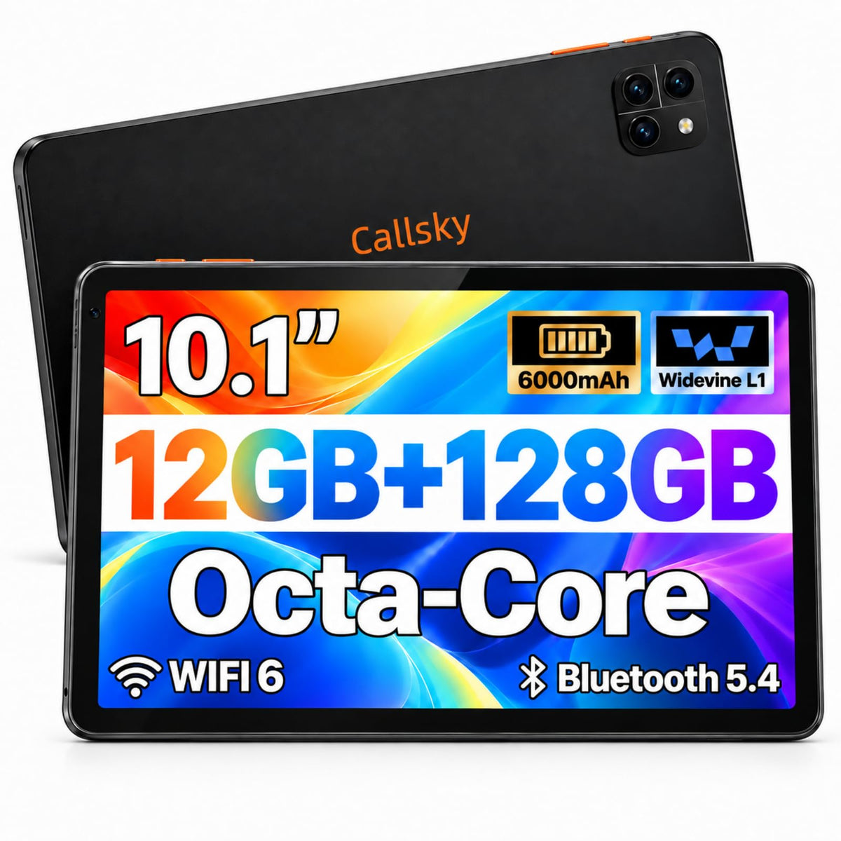 Android Tablet 10 Inch 128GB H7827