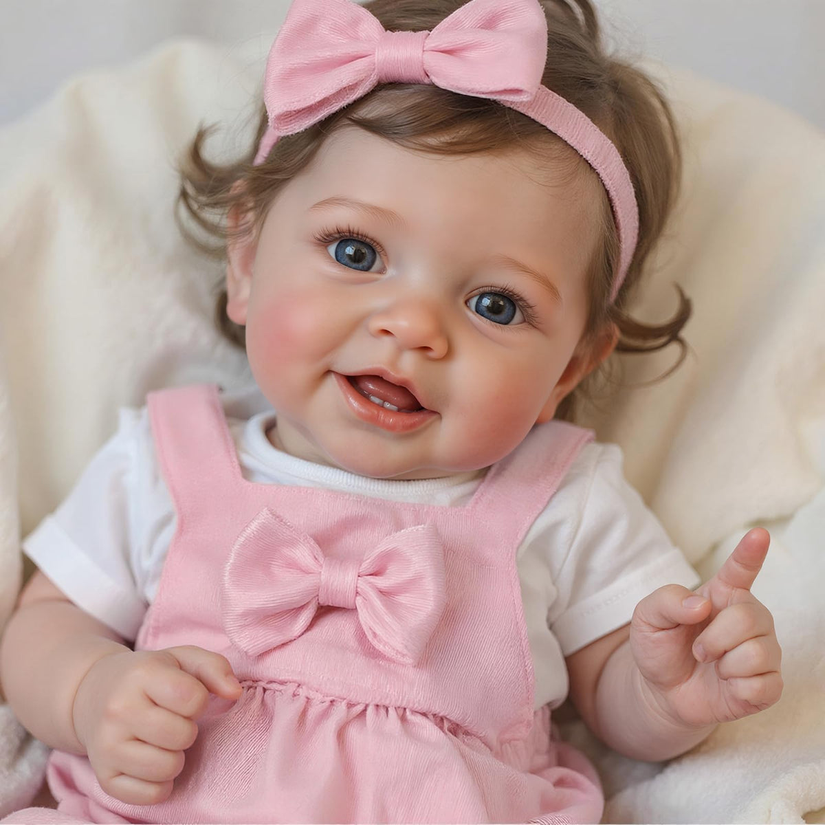 20 Inch Reborn Baby Dolls Girl with Rooted Hair O479546