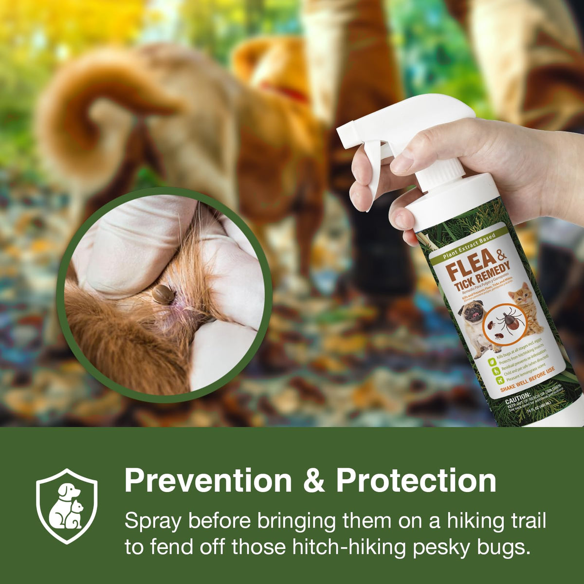 Flea & Tick Removal Spray 16oz F897119