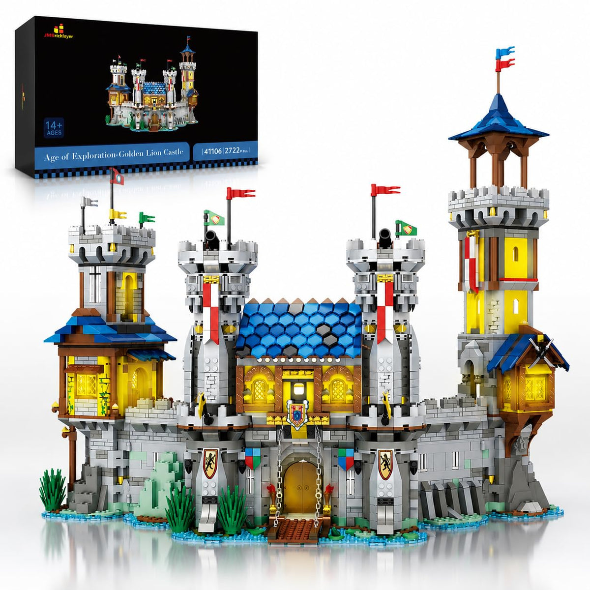 Medieval Castle Building Set with LED Light I24742
