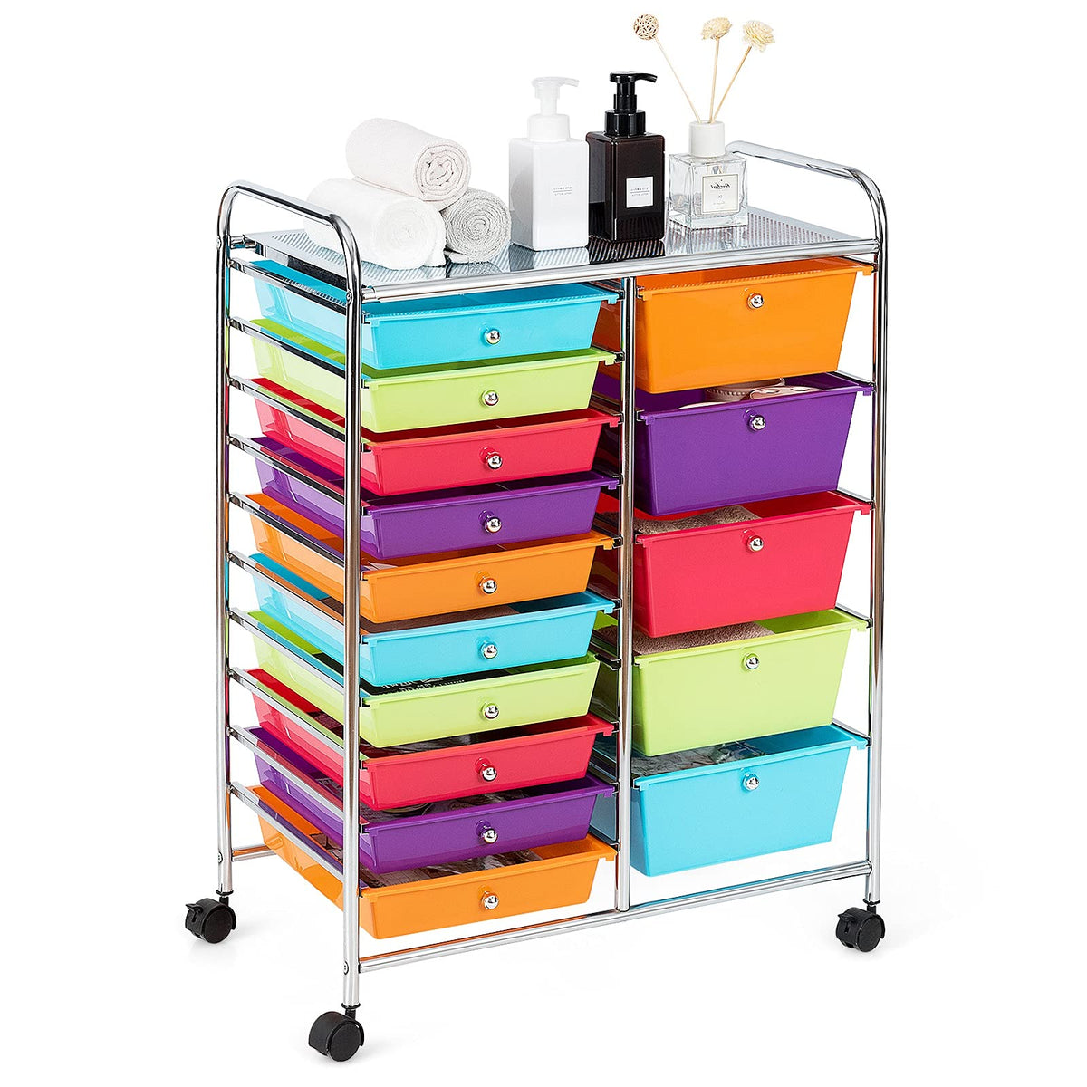 15 Drawer Rolling Storage Cart U849232