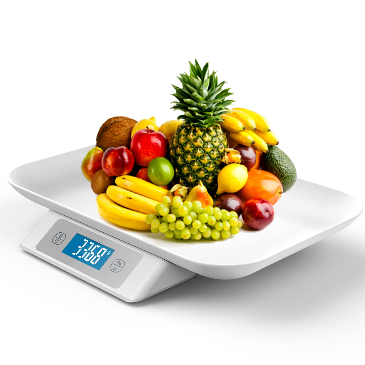 Digital Pet Scale 33 lbs Removable Tray Grey M83015